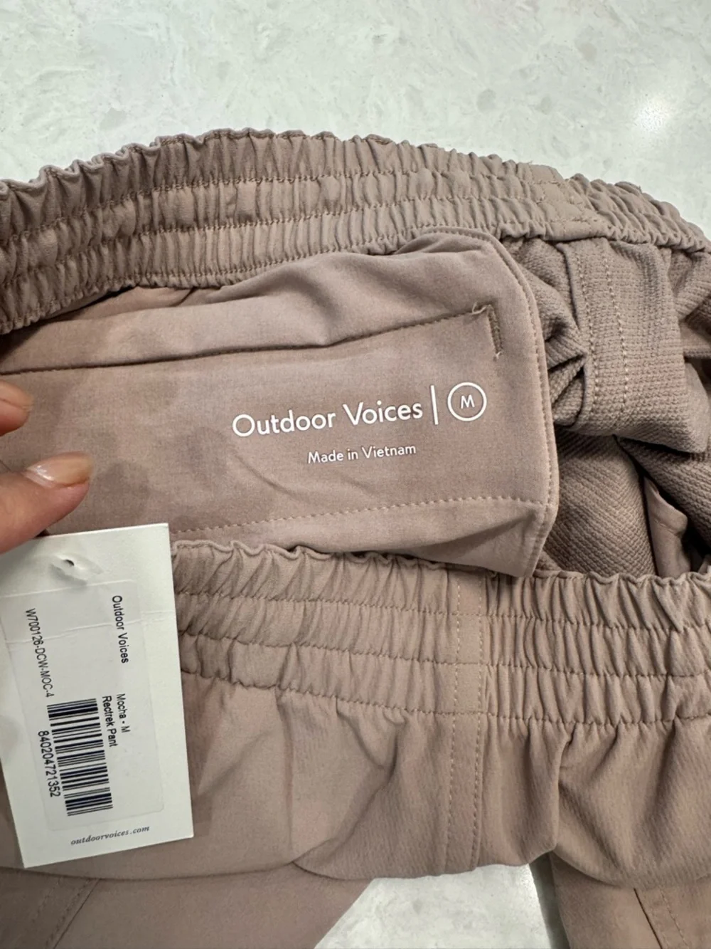 Outdoor Voices Rectrak Jogger Pants - mocha - blush - Picture 3 of 11